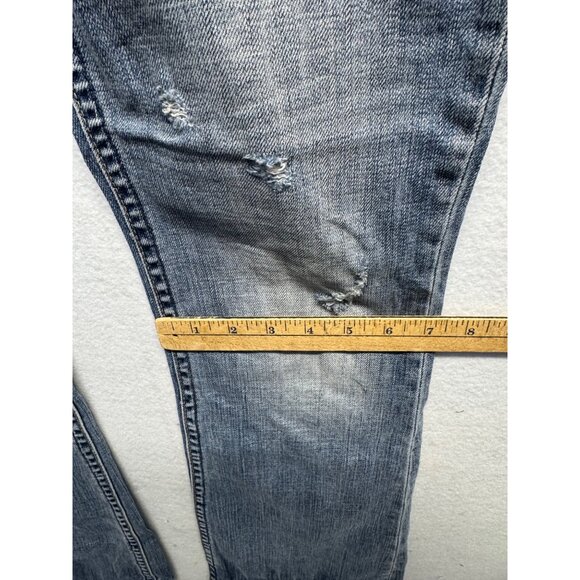 Silver Jeans Co. Womens Distressed Straight-Leg Denim Jeans Size 28/33 - Picture 11 of 14